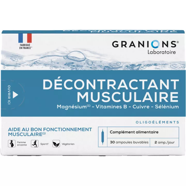 Granions Décontractant Musculaire Ampoules 2 ml x30