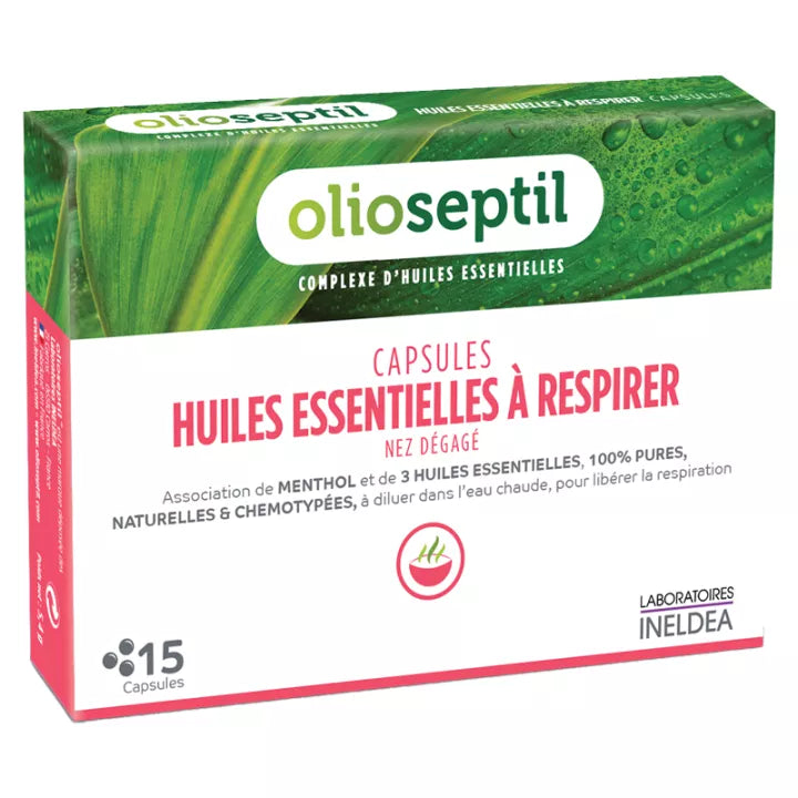 Oliosept Huiles Essentielles Respiratoires Gélules x15