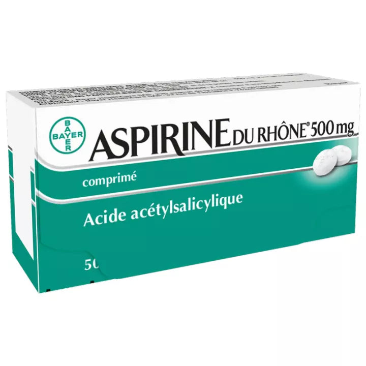 Aspirine du Rhône 500 mg 50 comprimés
