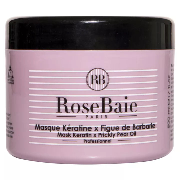 RoseBaie Masque Kératine & Figue de Barbarie – 500 ml