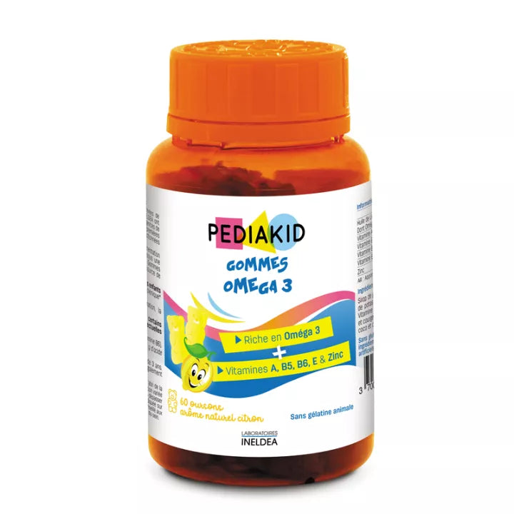 Pediakid Gommes Oméga 3 Flacon x60