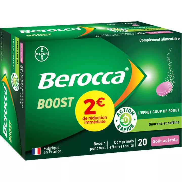 Berocca Boost 20 comprimés effervescents