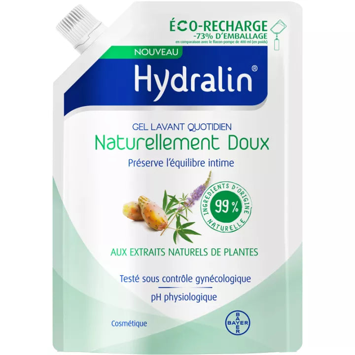 Hydralin Quotidien Gel Lavant Éco-Recharge 400 ml
