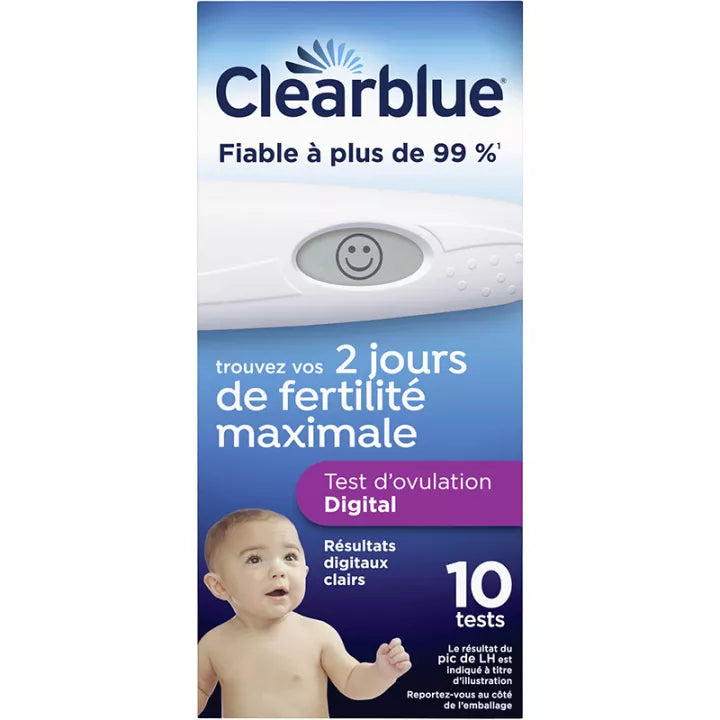 Clearblue Test d'Ovulation Fertilité 2 Jours x20