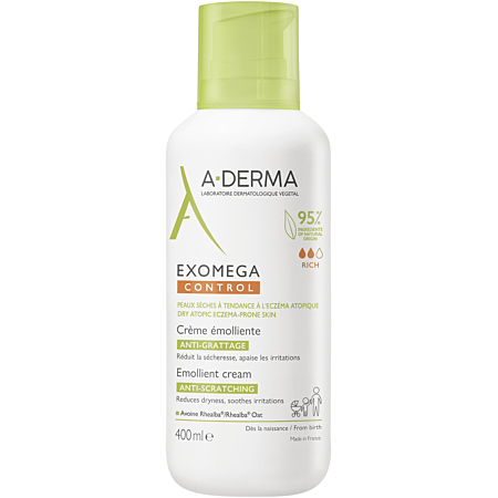 A-Derma Exomega Control Crème Émolliente Flacon 400 ml