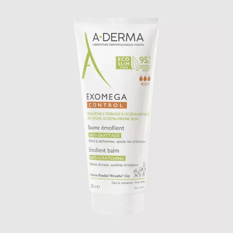 A-Derma Exomega Control Baume Émollient Tube 200 ml