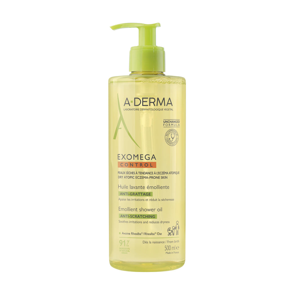 A-Derma Exomega Control Huile Lavante Flacon 500 ml