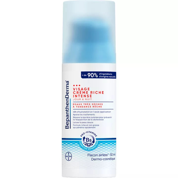 Bépanthenderma Crème Riche Intense Visage 50 ml