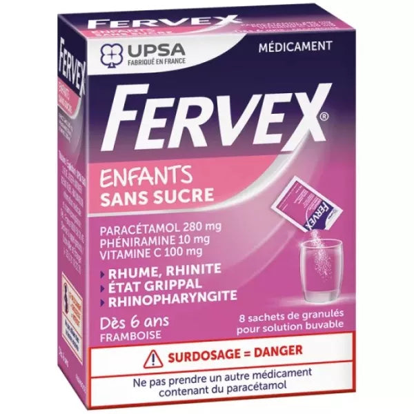 FERVEX ENFANTS S/S SACHET 8