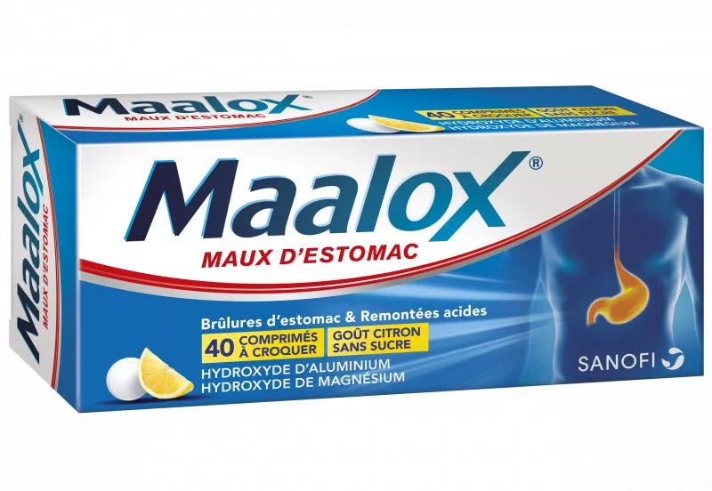 MAALOX MAUX D'ESTOMAC CPR S/S 40