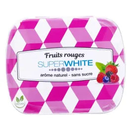 Superwhite Mini Mints Pastilles Fruits Rouges – 50 pastilles