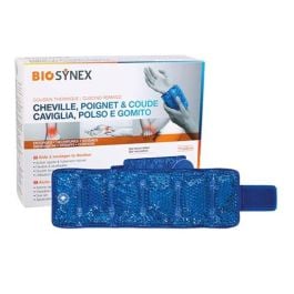 Biosynex Coussin Thermique Gel Micro-Billes Cheville, Poignet, Coude
