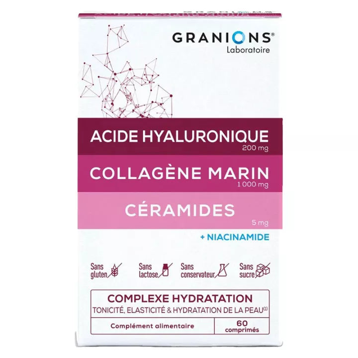 Granions Complexe Hydratation Peau Comprimés x60