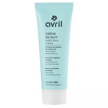 Avril Crème de Nuit Bio Peaux Normales à Mixtes – 50 ml