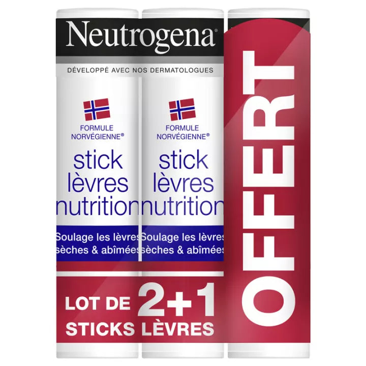 Neutrogena Stick Lèvres x3