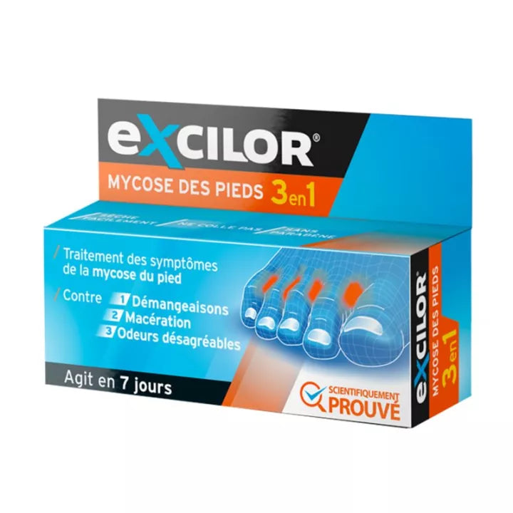Excilor Mycose Pied 3 en 1 15 ml