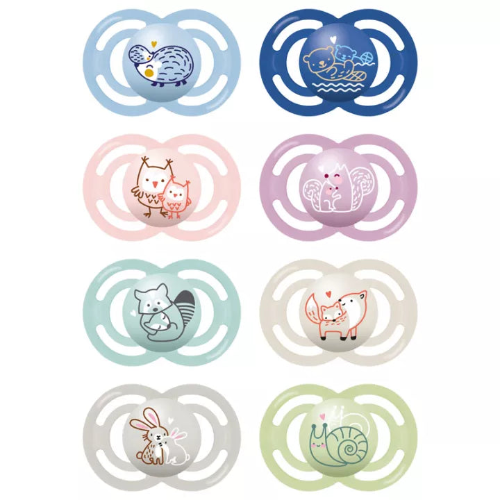 MAM Sucette Perfect Animaux 6+ mois Silicone x2