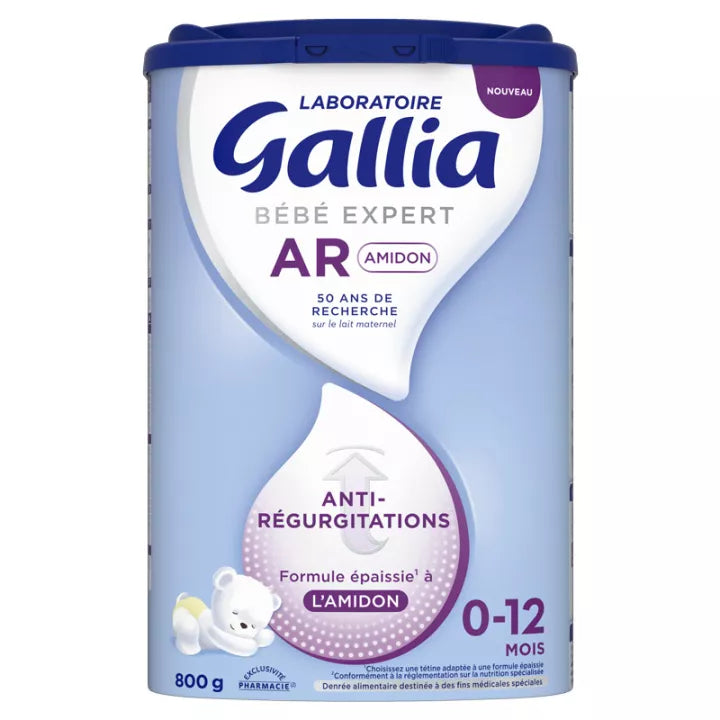 Gallia Anti-Régurgitation Amidon 0-12 mois 800 g