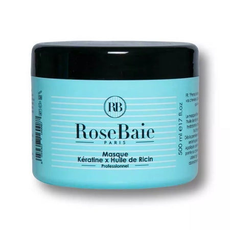 RoseBaie Masque Kératine & Huile de Ricin – 500 ml