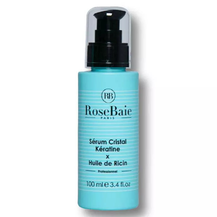 RoseBaie Sérum Cristal Kératine & Huile de Ricin – 100 ml