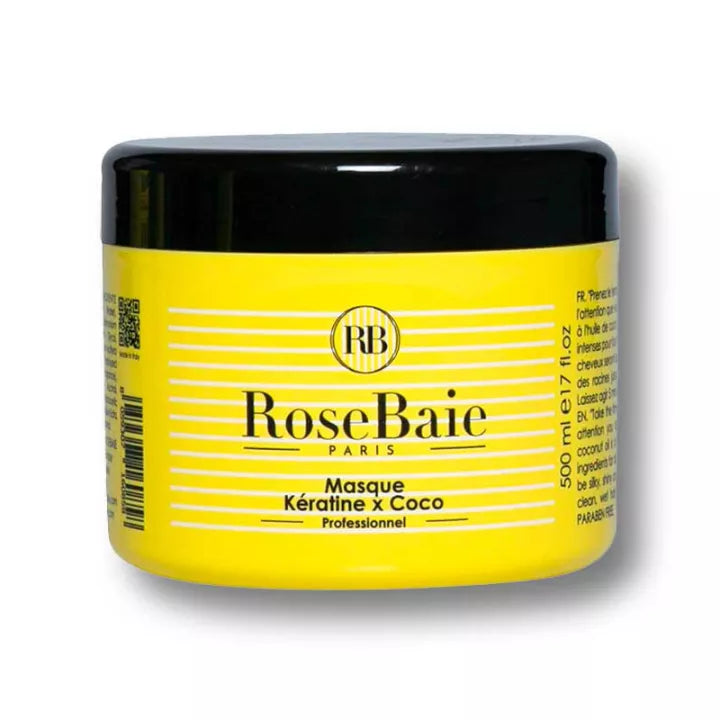 RoseBaie Masque Kératine & Coco – 500 ml