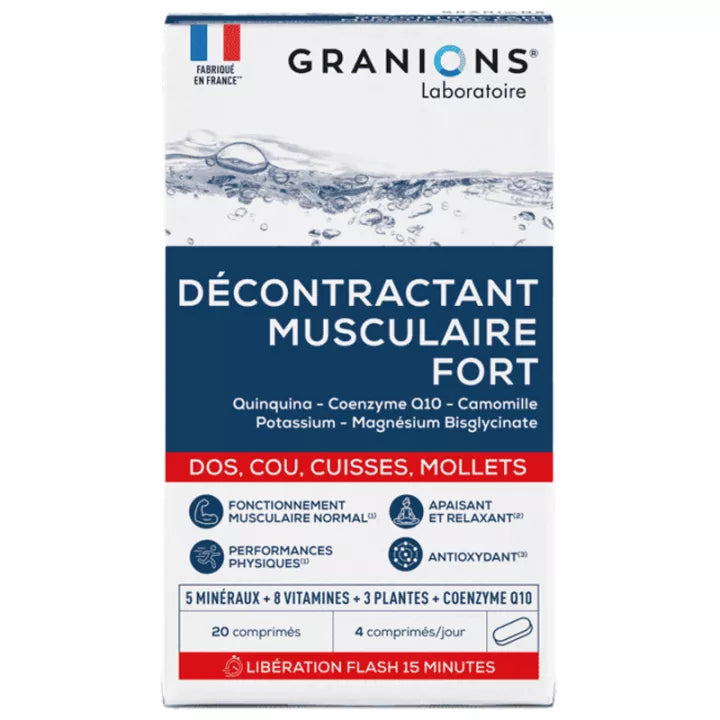 Granions Décontractant Musculaire Fort Comprimés x20