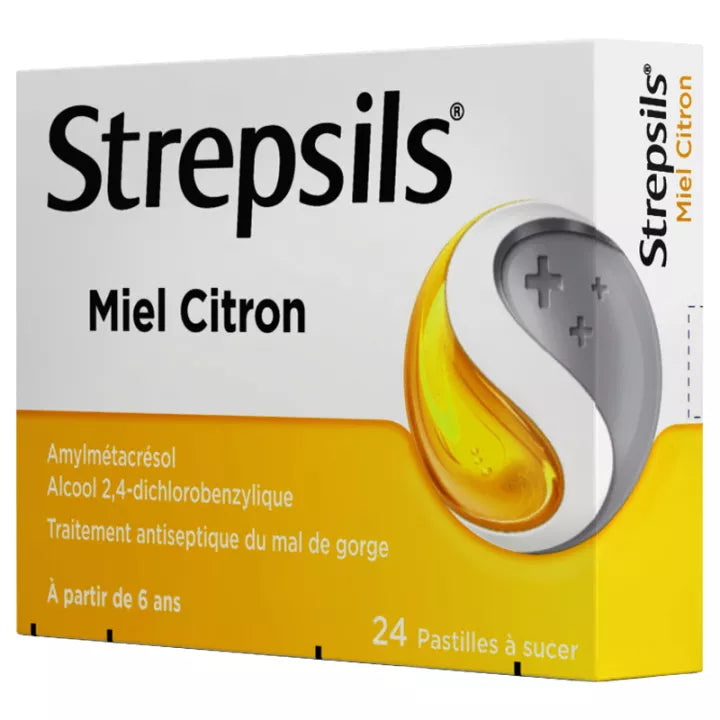 Strepsils Miel Citron Pastilles x24