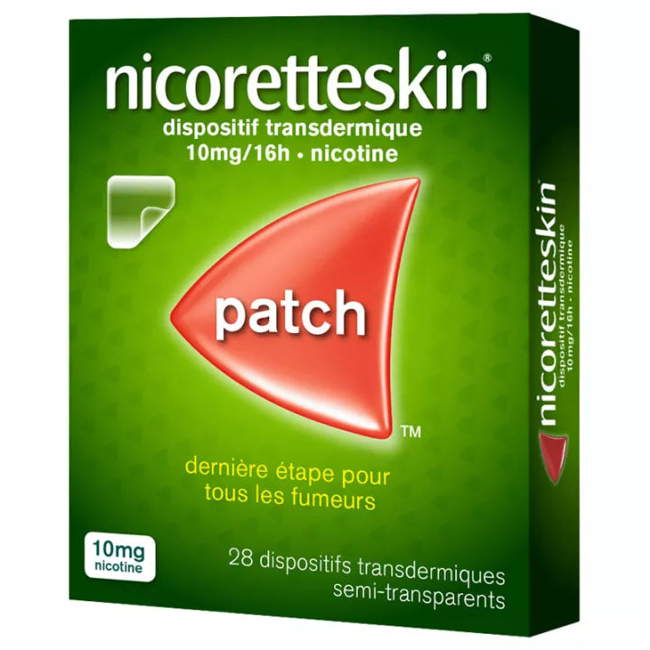 NicoretteSkin 10 mg/16 h Dispositif Transdermique x28