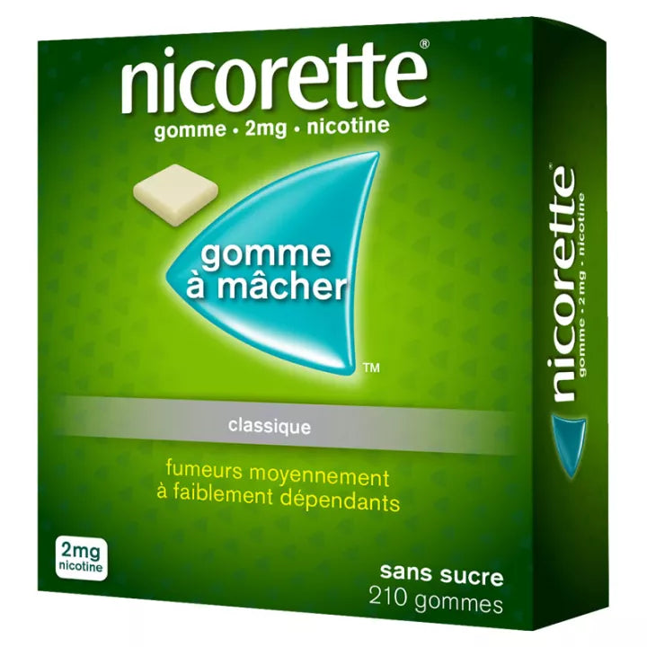 Nicorette 2 mg Gomme Sans Sucre x105