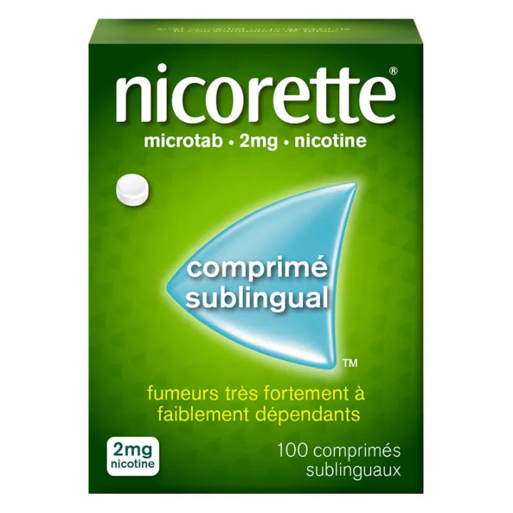 Nicorette 2 mg Microtab Comprimés Sublinguaux x100