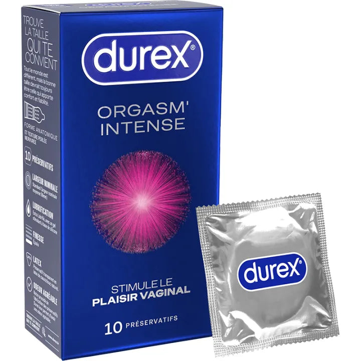 Durex Orgasm'Intense Préservatifs x10