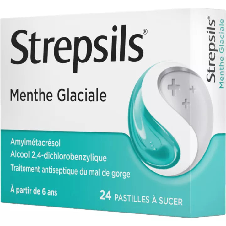 Strepsils Menthe Glaciale Pastilles x24