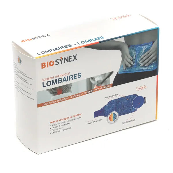 Biosynex Ceinture Thermique Gel Micro-Billes Lombaires