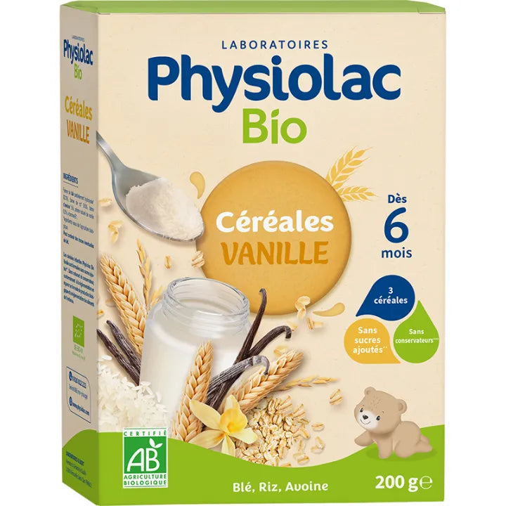 Physiolac Céréales Vanille Poudre 200 g