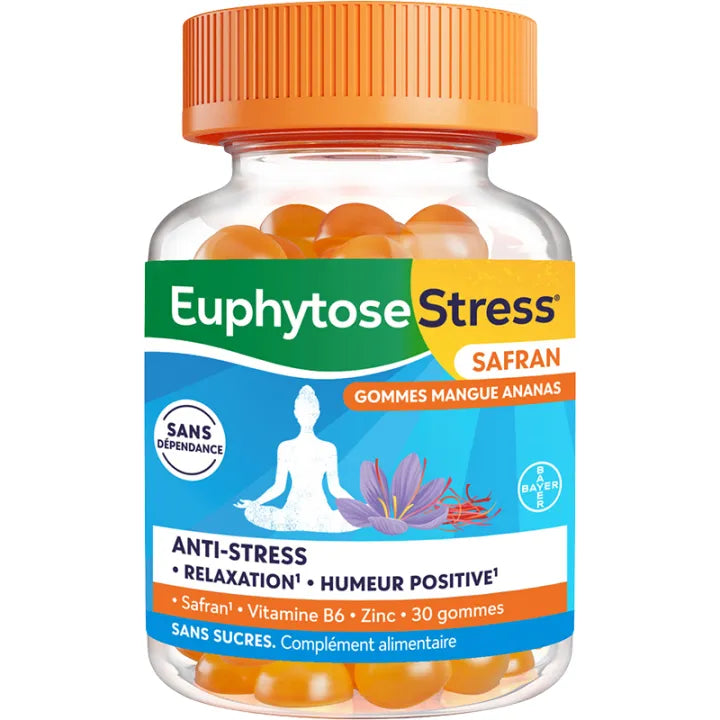 Euphytose Stress Safran 30 gommes