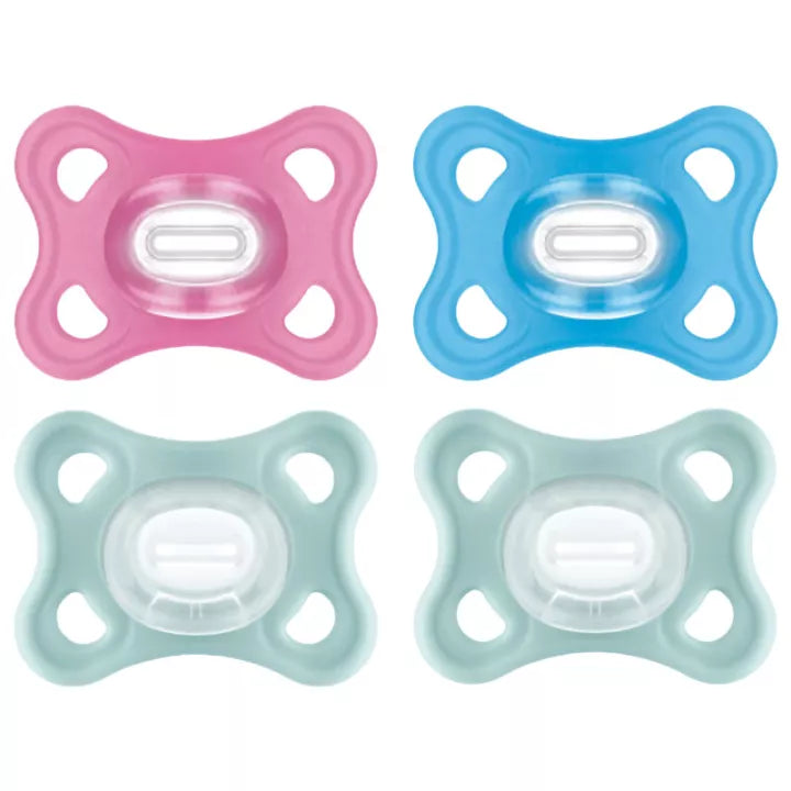 MAM Sucette Comfort Rose 0 mois et + Silicone x2