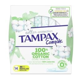 Tampax Compak Cotton Protection Régulier x14