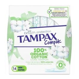 Tampax Compak Cotton Protection Super x14