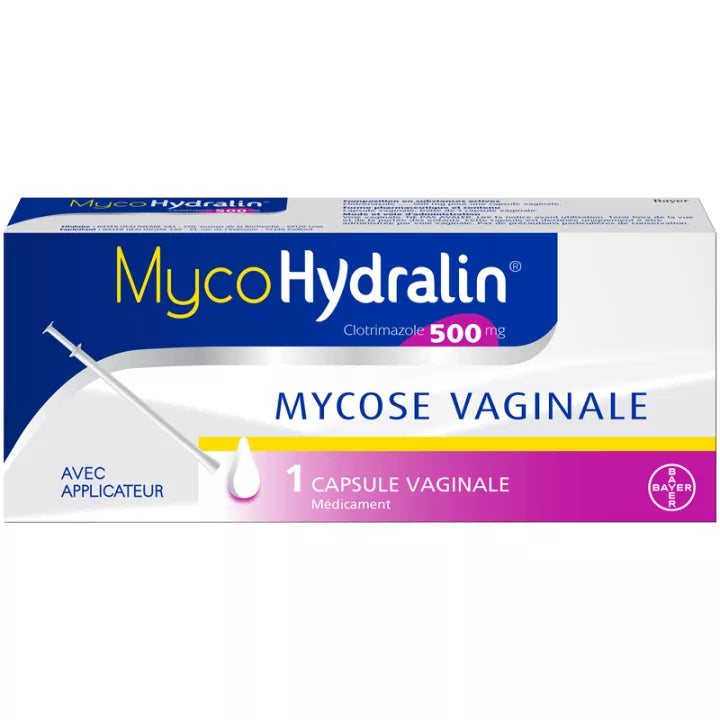 Mycohydralin 500 mg Capsule Vaginale + Applicateur