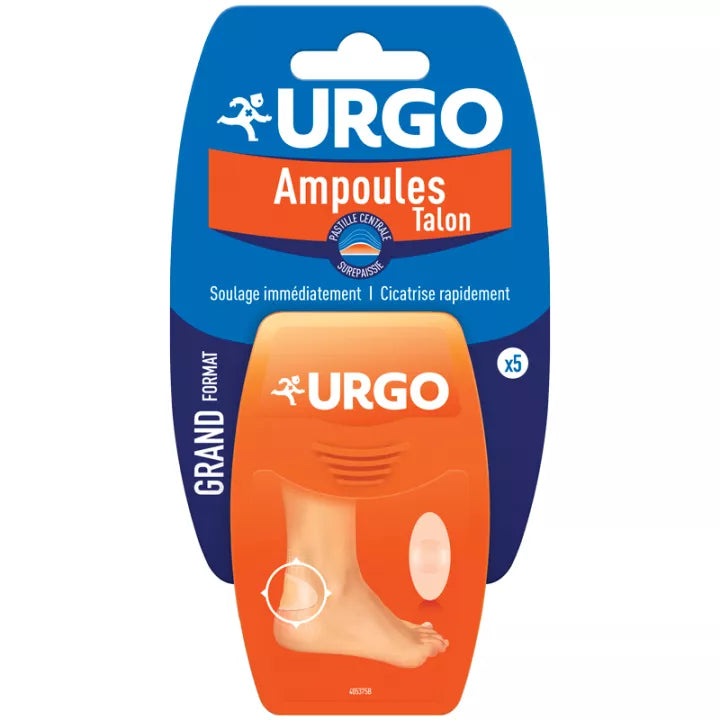 Urgo Pansements Traitement Ampoules Talon x5