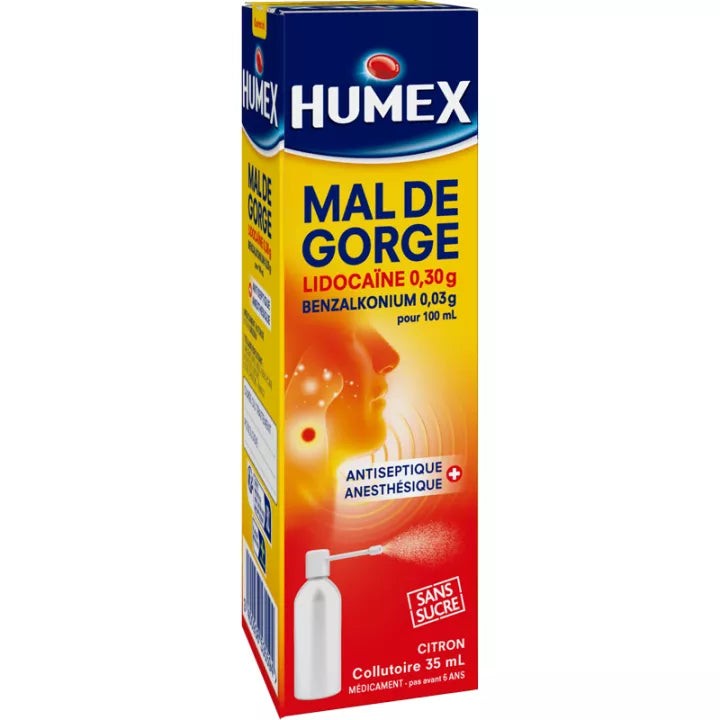 Humex Mal de Gorge Collutoire 35 ml