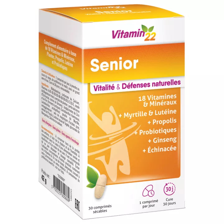 Vitamin'22 Senior Comprimés x30