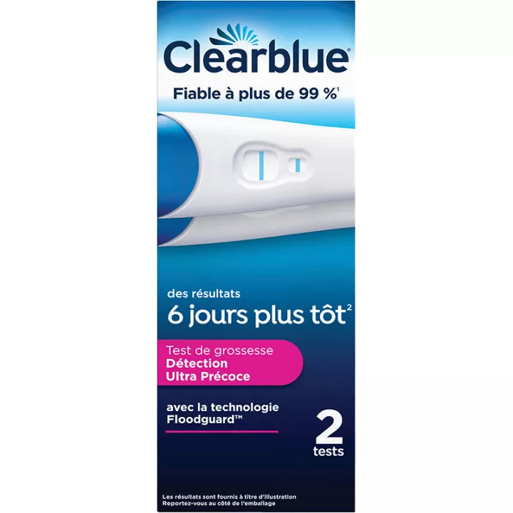 Clearblue Test de Grossesse Ultra Précoce x2