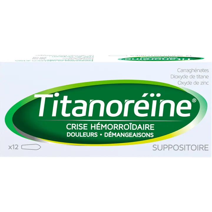 Titanoréine Suppositoires x12