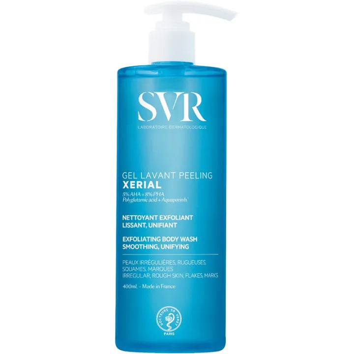 SVR Xerial Gel Lavant Peeling 400 ml