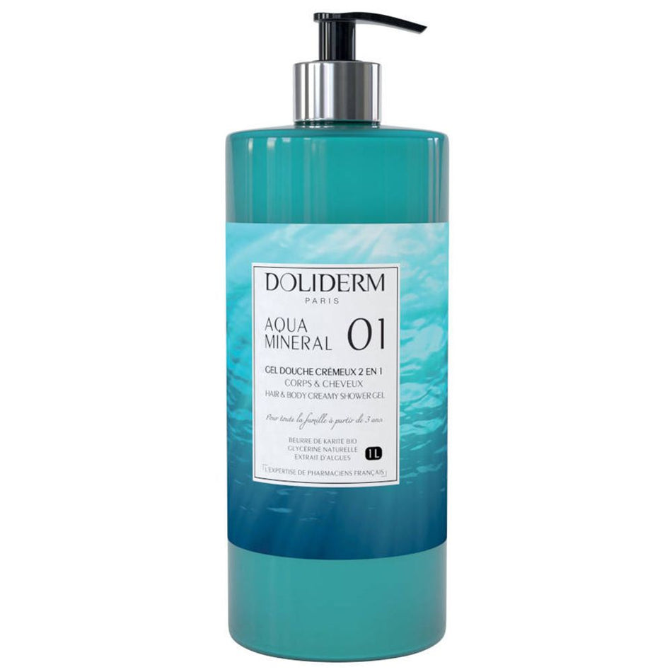 Doliderm Gel Douche Crémeux N°01 Aqua Minéral – 1 L