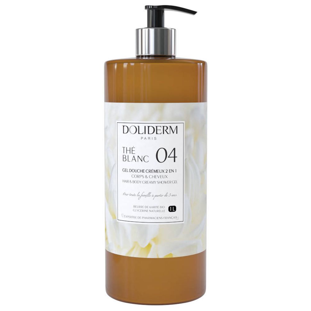 Doliderm Gel Douche Crémeux N°04 Thé Blanc – 1 L