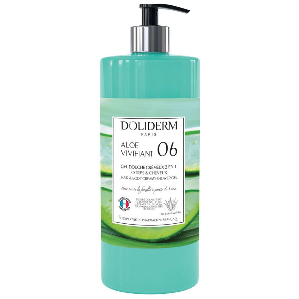Doliderm Gel Douche Crémeux N°06 Aloe Vivifiant – 1 L