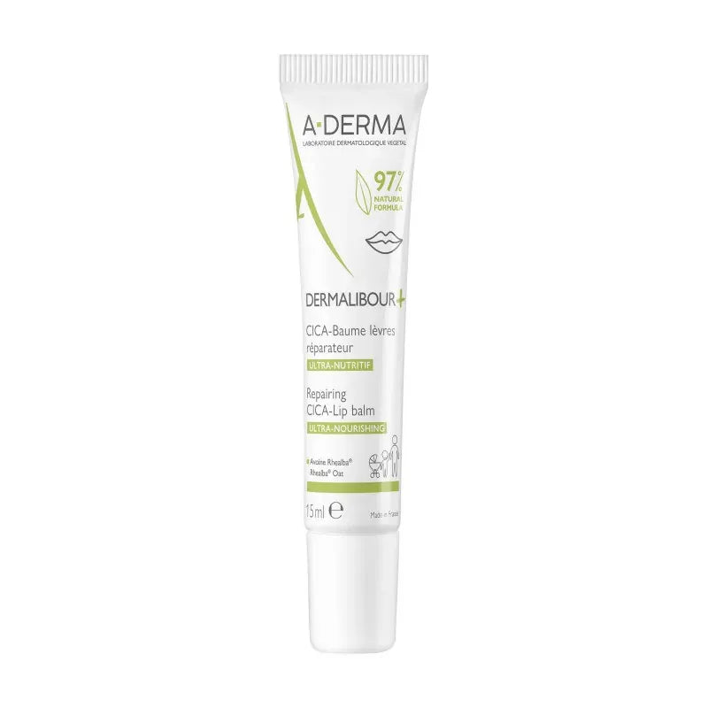 A-Derma Dermalibour Baume Lèvres Tube 15 ml