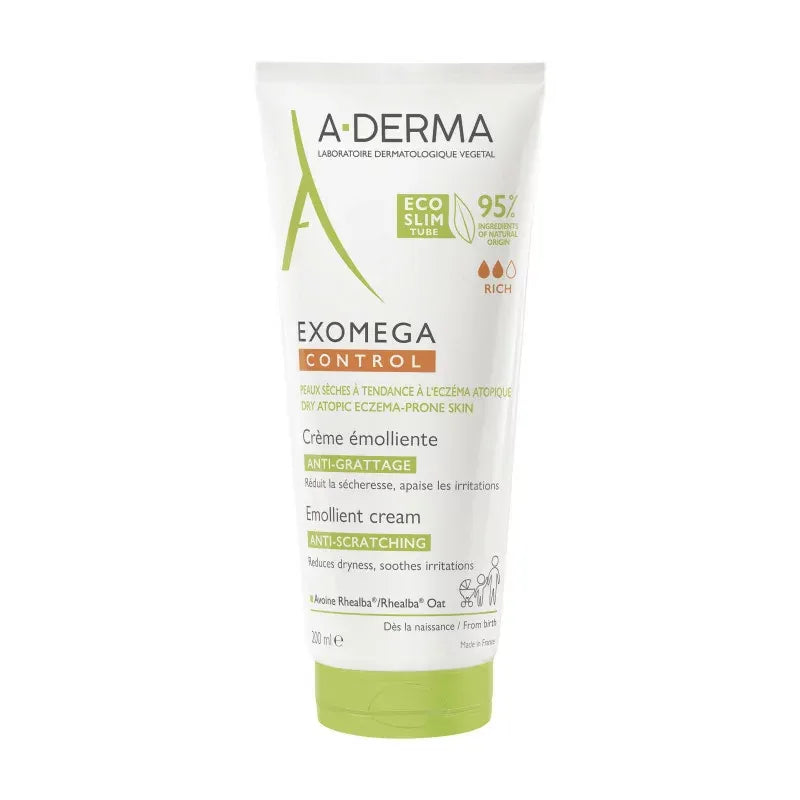 A-Derma Exomega Control Crème Émolliente Flacon 200 ml